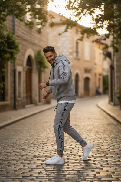 dehaine Men's tracksuit, sweatshirt + pants, Padded, RM59