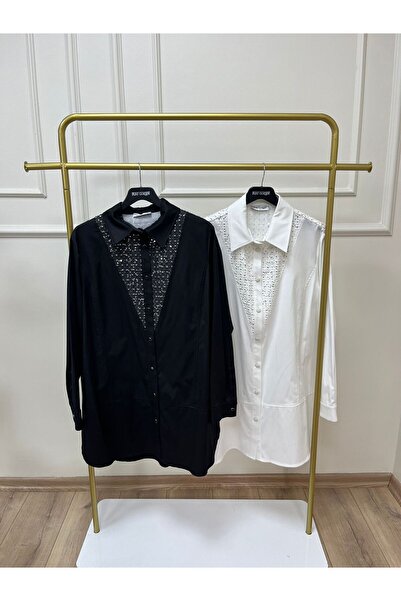 BEİAZ Fuat Gürşen Taş Detaylı Tunik