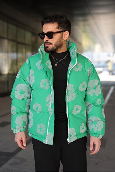 RHONES Men's Stick Collar Winter Flock Coat