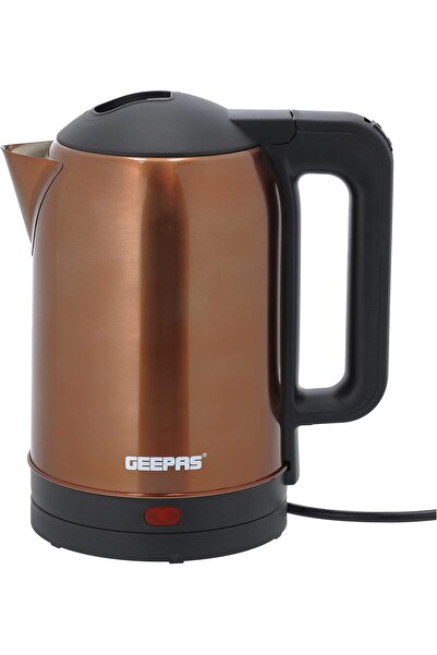 Geepas Brown Stainless Steel Electric Kettle GK38053, 1.8 L