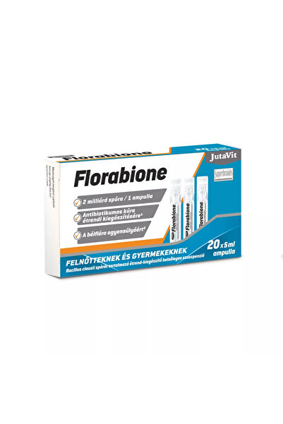JutaVit Florabione 20 ampule x 5 ml, Probiotic și Prebiotic în Ampule pentru ...