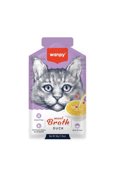 Wanpy Meat Broth Duck for Cats 50g