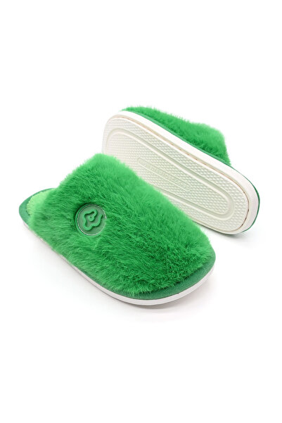 Tmall Women's fluffy slippers, PD1008, Green