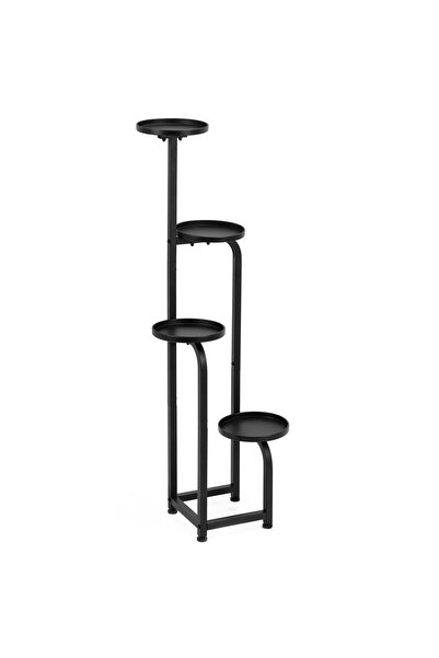 Stef's Cat Etajera Metalica cu 4 Niveluri, Structura Solida, Stil Industrial,...