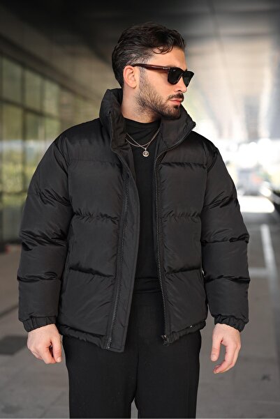 RHONES Men's Stick Collar Winter Flock Coat