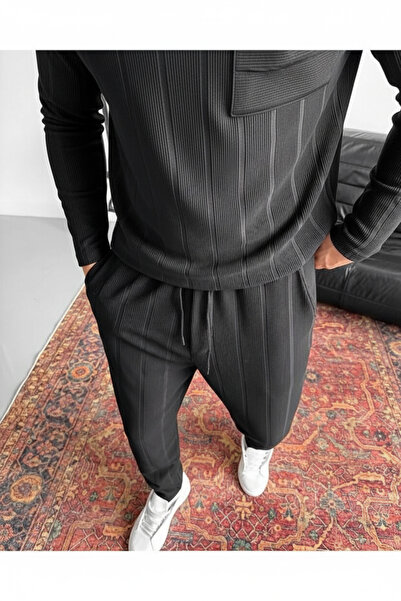 viperkombin Winter Bottom-Top Set Reported Ottoman Fabric Sweat and Pants