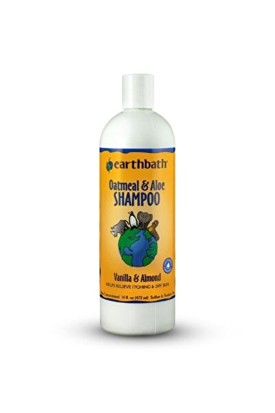 Earthbath شامبو الشوفان والصبار بنكهة الفانيليا واللوز للكلاب 16 أونصة