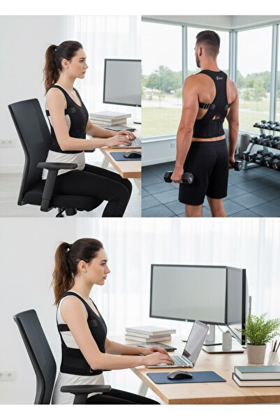 CKSPOR LUXURY Skolyoz Korsesi – Duruş Bozukluğu ve Omurga Destekleyici