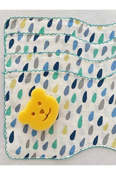 MASALBABY 4-Pack 100% Cotton Organic Colored Muslin Baby Shoulder Cover / Mou...