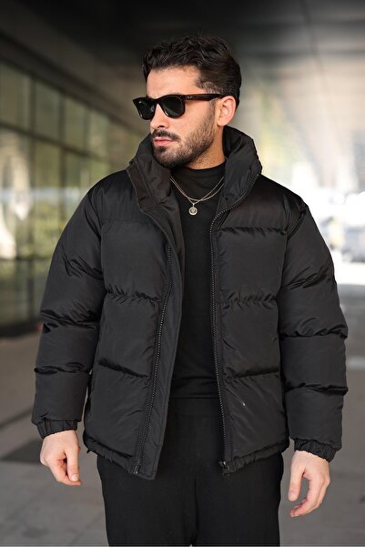 RHONES Men's Stick Collar Winter Flock Coat