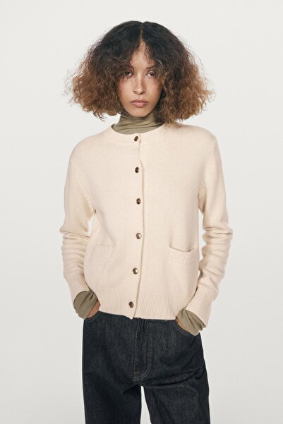 Massimo Dutti Dore düğmeli triko hırka