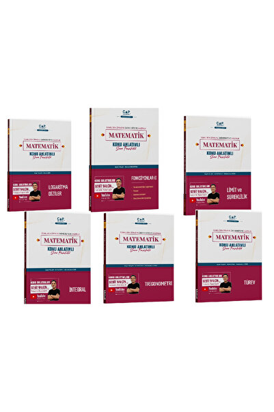 Orijinal Yayınları Çap Matematik Türev,Trigonometri,İntegral,Logaritma,Fonksiyonlar2,Limit,Konu Anlatım Fasikülleri2026