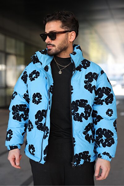 RHONES Men's Stick Collar Winter Flock Coat