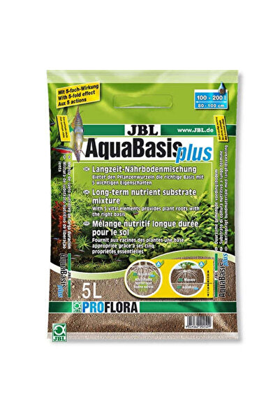 JBL تربة نباتات AquaBasis Plus لأحواض السمك 5 لتر