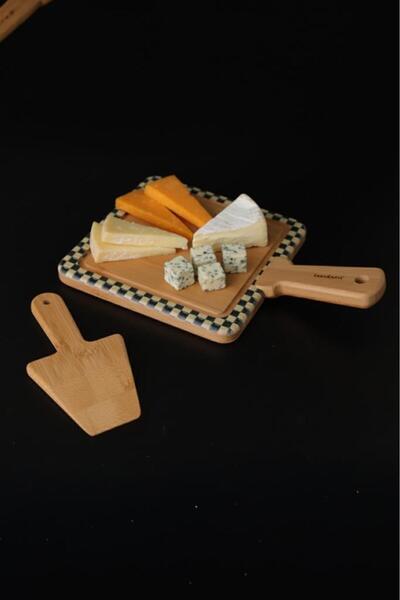 Bambum Ritual - 2 Piece Cheese Serving Set Square
