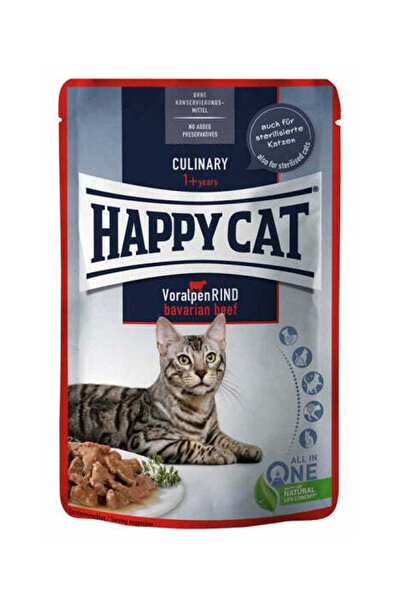 Happy Cat Meat in Sauce Culinary Bavarian Beef 85G
