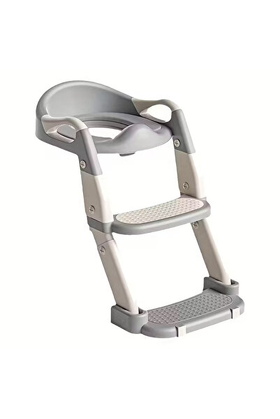 plusmedikal Merdivenli Tuvalet Adaptörü Gri