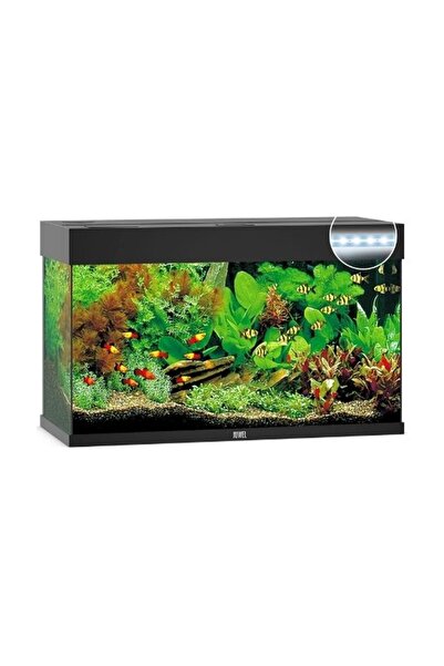 Juwel حوض أسماك ريو 125 LED زجاجي سعة 125 لترًا مع سخان وفلتر - أسود