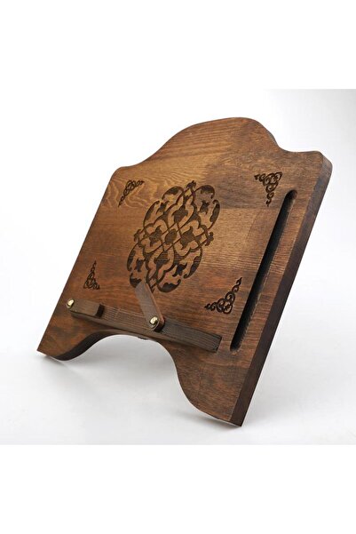 CAMİMARKET Ahşap Masaüstü Kademeli Rahle Kitap Okuma Standı Ahşap Tabletlik -...