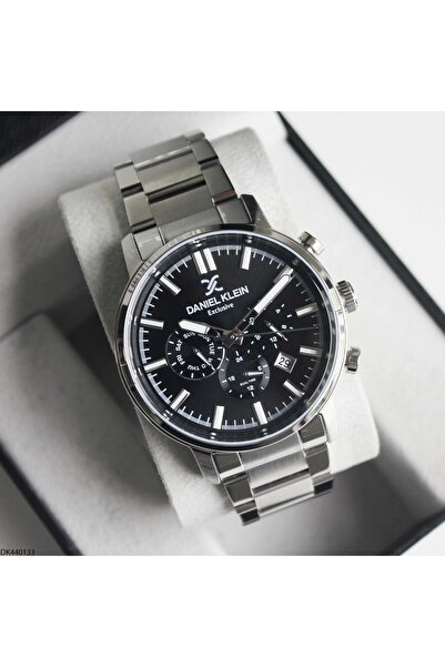 Daniel Klein ساعة يد رجالية بسوار فولاذي DK440133