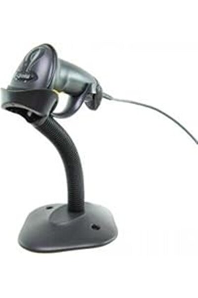 Zebra ماسح الباركود LS2208 (أسود) مع حامل وكابل USB