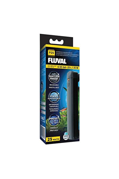 Fluval P25 Submersible Aquarium Heater 25W