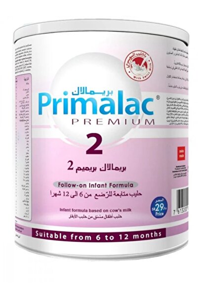 Primalac بريمالاك بريميم حليب اطفال رقم (2) 400 جرام