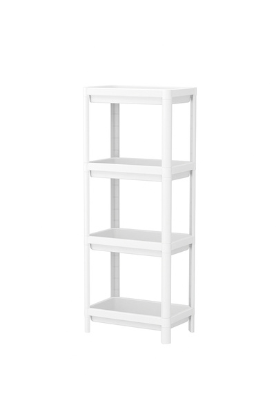 HOMİNG Ράφι οργάνωσης πολλαπλών χρήσεων Rosie με 4 ράφια για μπάνιο και κουζίνα