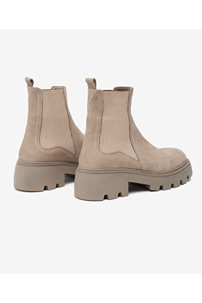 Greyder Kadın Vizon Nubuk Hakiki Deri Chealse Bot 5K2TB57591
