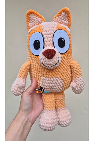 OEM Heeler Puppy – Handmade Crochet Plush Toy | Soft Amigurumi Gift for Kids