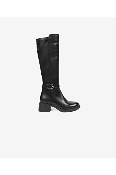 Greyder Women's Black Genuine Leather Boots 5K2Uc59159