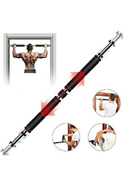 HEPİTOP Barfiks Demiri Kapı Barı Koridor 60-100cm Koridor Barfiksi Barfix Spo...