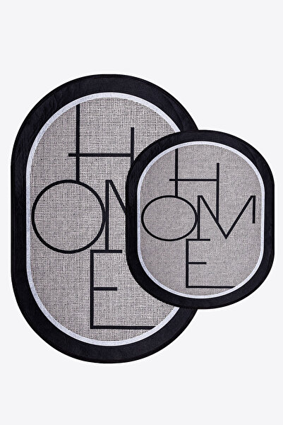 Helen's Home Bath Mat Digital Printing Water Absorbent Washable Non-Slip Base 2-Piece Bathroom Rug 40X50 60X90