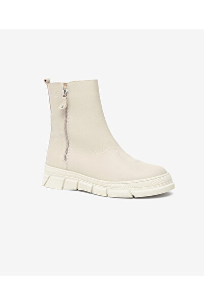 Greyder Kadın Ekru Hakiki Deri Bot 5K2UB32673
