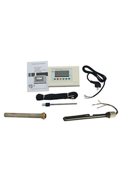 Energy TK-7Y Controller + Magnesium Anode 3/4 + 1 inch 1500W Electric Resistance for Pressurized Solar Panel