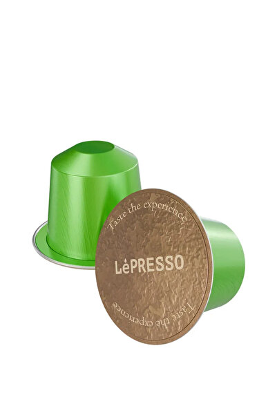 Lepresso ALUMINUM CAPSULES FOR NESPRESSO MEDIUM BLENDED 10PC - BRAZIL