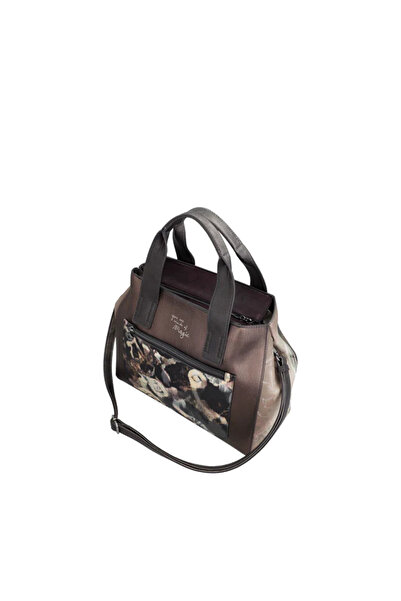 Anekke large handbag with shoulder strap, light brown, Real collection