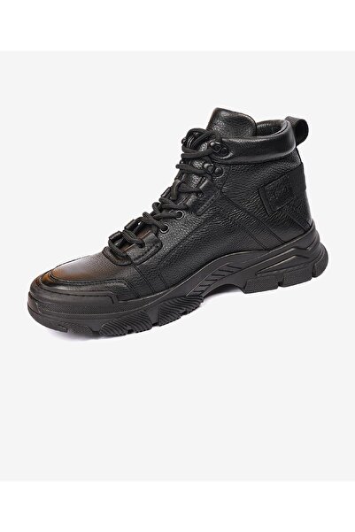 Greyder Erkek Siyah Hakiki Deri Bot 5K1UB14992