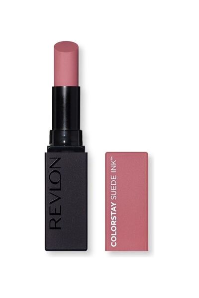 Revlon ColorStay Suede Ink Lipstick, Built-in Primer, Infused with Vitamin E, Waterproof 008 That Girl