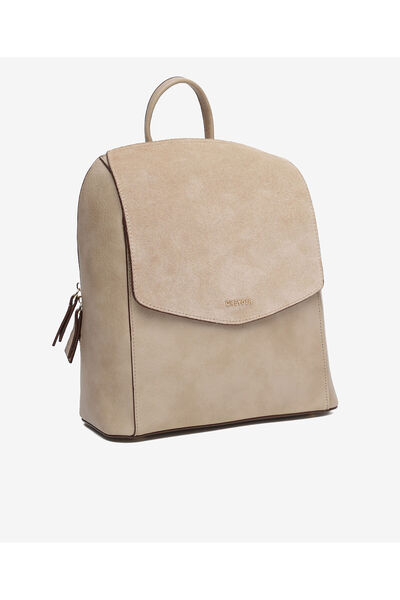 Greyder Kadın Vizon Hakiki Deri Sırt Çantası 5K2CN69763