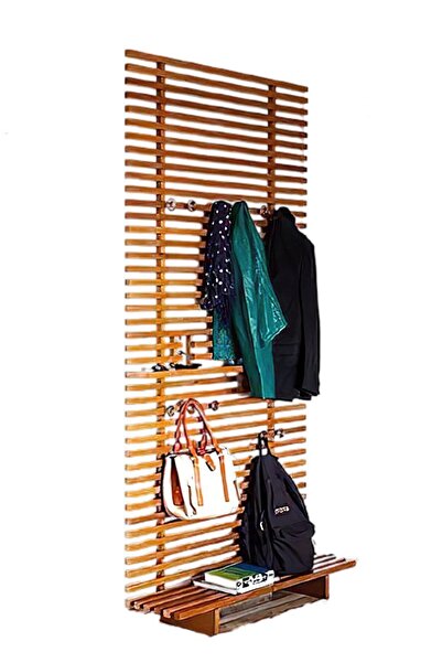 Bamena Wood Sahra Ahşap Askılık