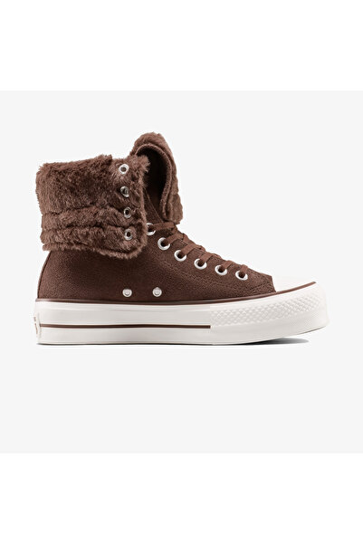 Converse Chuck Taylor All Star Fold Over Lift Kadın Kahverengi Sneaker