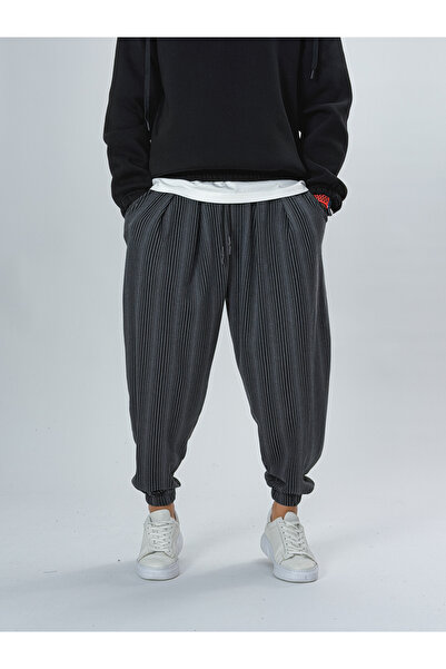 COCOPELLI Thin Striped Pleated Men's Half-Shalwar Coc2535