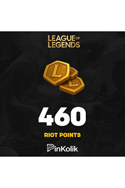 Riot Games League Of Legends 460 RP - LOL Riot Points
