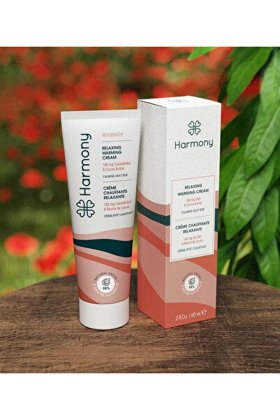 Harmony CBD Relaxation Cream 180mg Warmup with warming effect, 98% ingredients of natural origin60ml