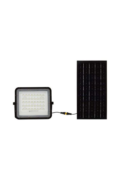 V-TAC LED Floodlight with Solar Panel, 800Lm, remote control, cold white light