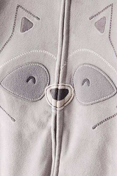 Carter's Baby Boy Green Fleece Jumpsuit