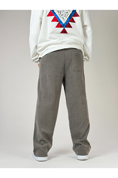 COCOPELLI Oversized Gray Men's Baggy Pants Coc2520