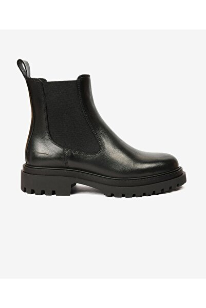 Greyder Kadın Siyah Hakiki Deri Chealse Bot 5K2UB59138