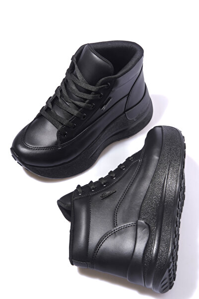 Cananın Pabuçları MDN 0157 YÜKSEK TABAN BAĞCIKLI BOT